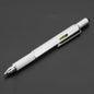 Multifunctional  Capacitive Pen with Screwdriver Ruler Level gauge Refillable Ballpoint Pencil Multi Tools